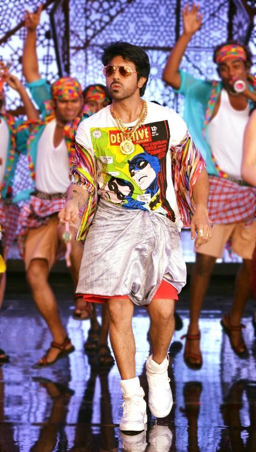 Mega Star Ram Charan Lungi Dance in Bruce Lee The Fighter Movie
