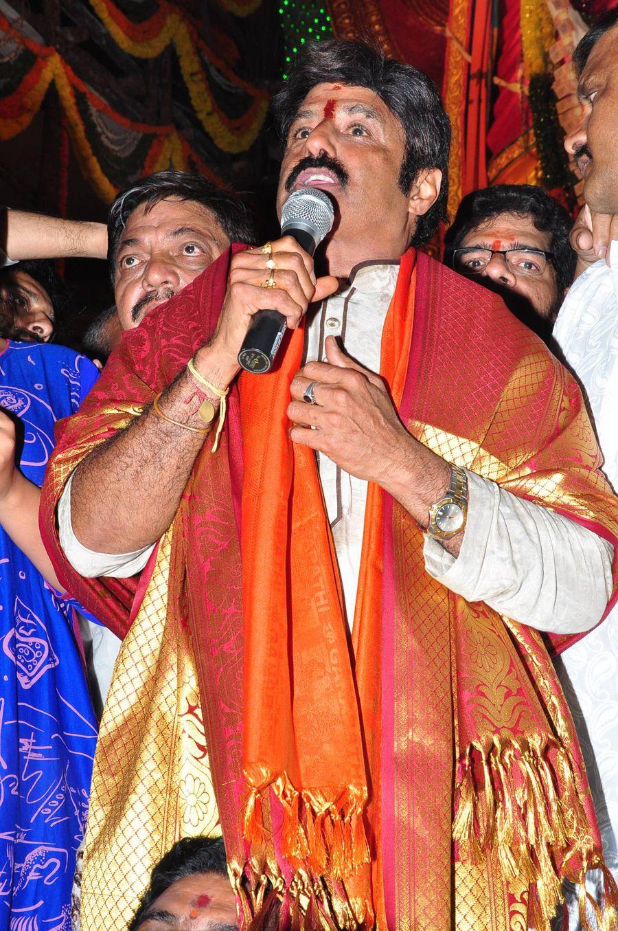 Nandamuri Balakrishna Hungama at Khairatabad Ganesh Photos