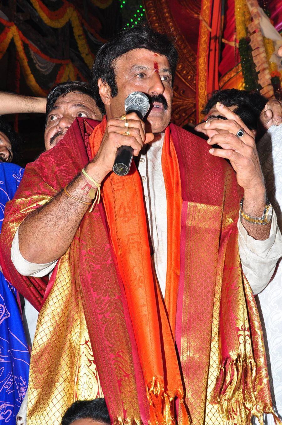 Nandamuri Balakrishna Hungama at Khairatabad Ganesh Photos