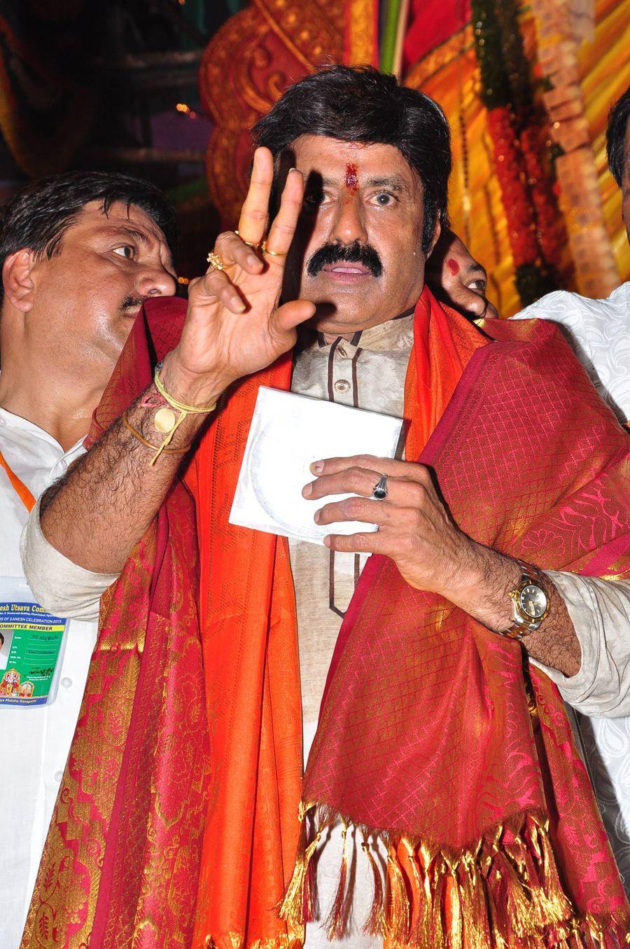 Nandamuri Balakrishna Hungama at Khairatabad Ganesh Photos