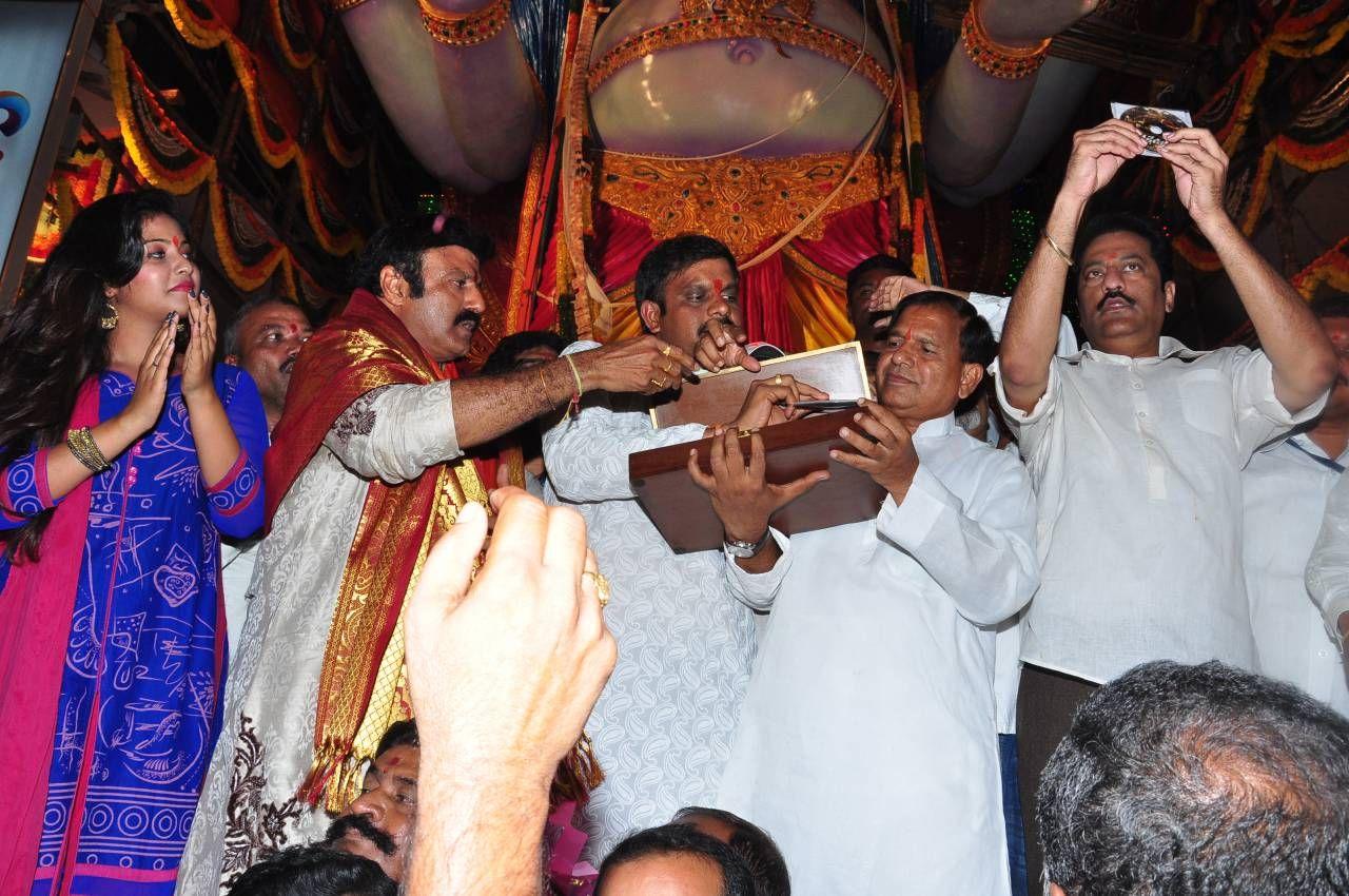 Nandamuri Balakrishna Hungama at Khairatabad Ganesh Photos