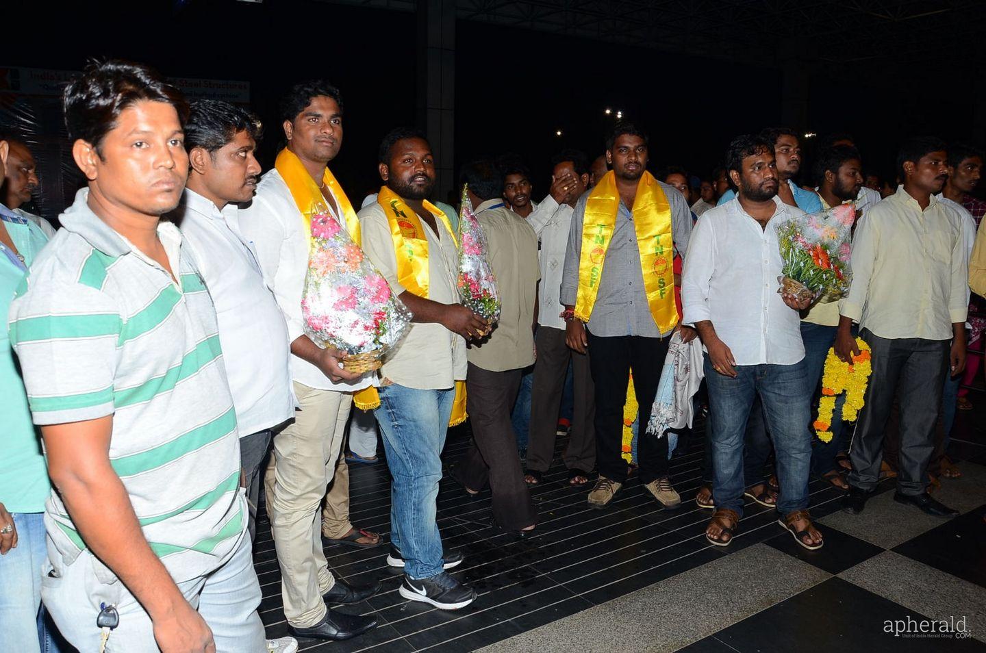 Nara Rohit At Visakhapatnam Airport