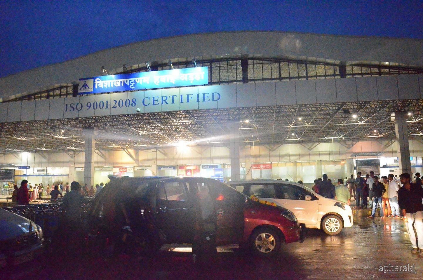 Nara Rohit At Visakhapatnam Airport