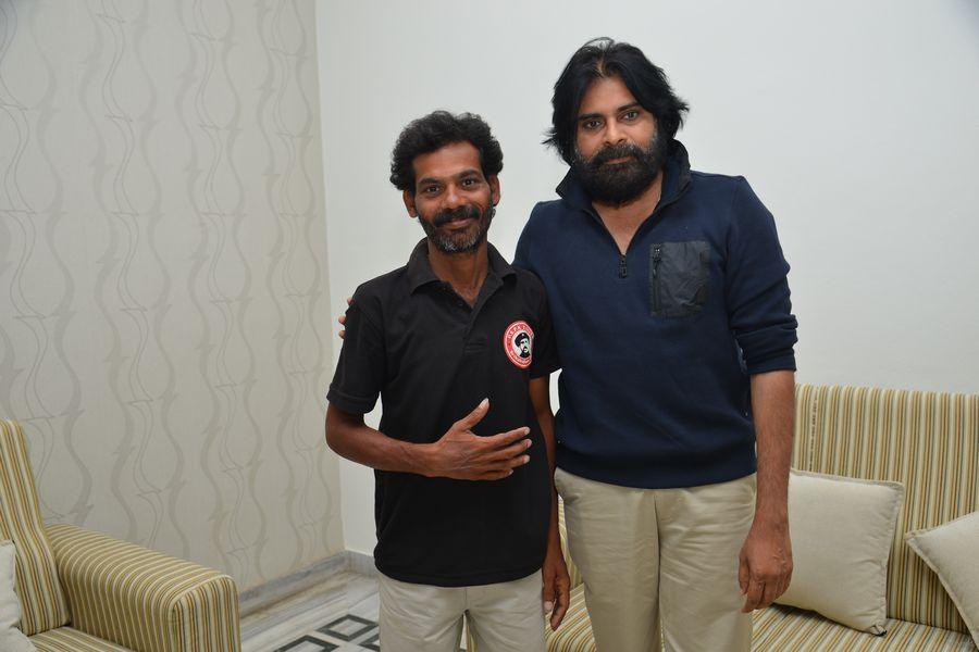Pawan Kalyan with his Fan Pics