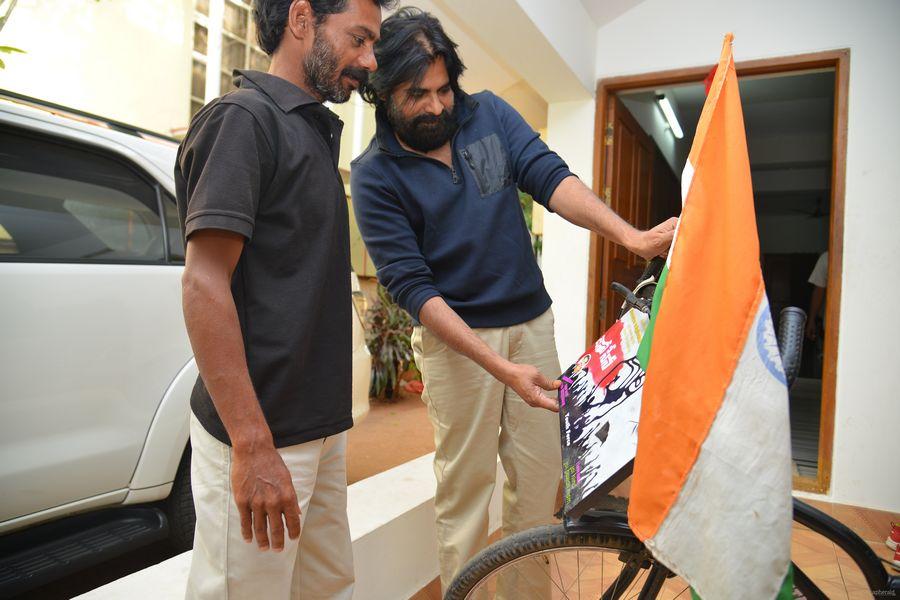 Pawan Kalyan with his Fan Pics