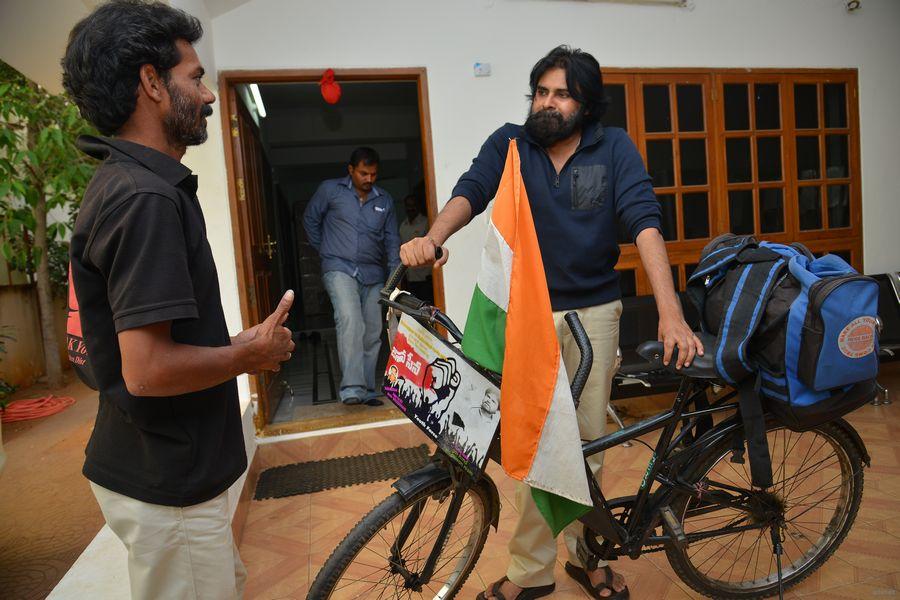 Pawan Kalyan with his Fan Pics