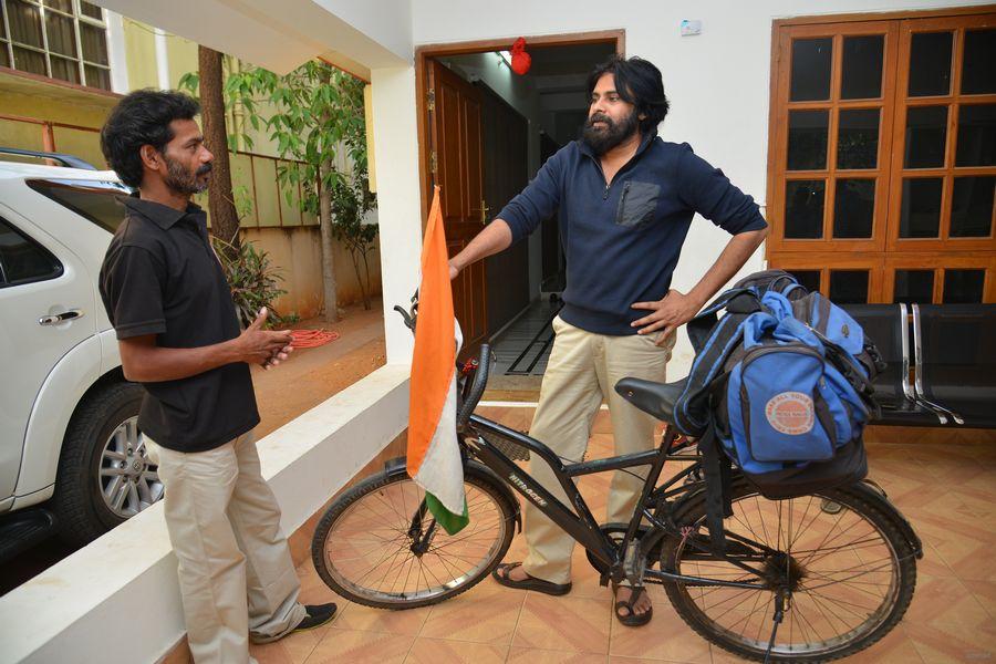 Pawan Kalyan with his Fan Pics