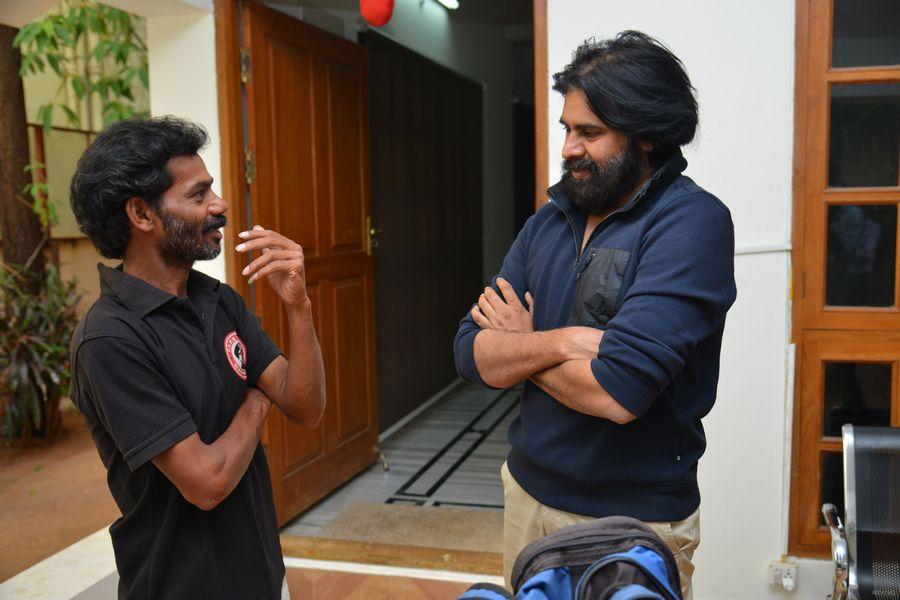 Pawan Kalyan with his Fan Pics