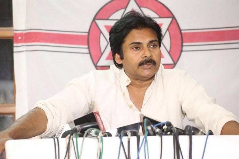 Pawan Kalyan Press Meet Photos On Tuni Kapu Garjana Incident