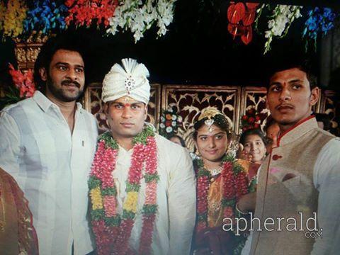 Prabhas At His Friend Marriage