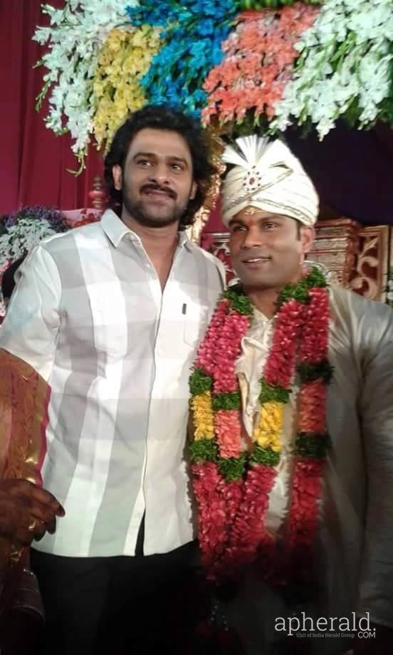 Prabhas At His Friend Marriage