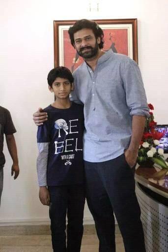 Darling Prabhas with Fans at FansMeet held today Photos