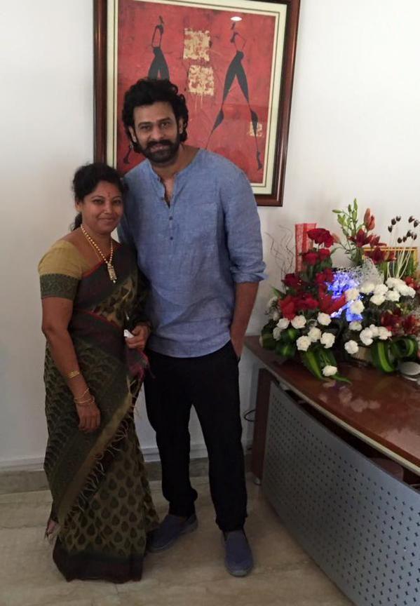 Darling Prabhas with Fans at FansMeet held today Photos