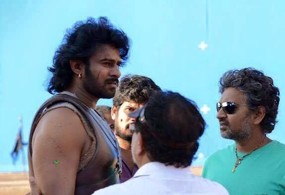 Prabhas on the sets of Baahubali The Conclusion