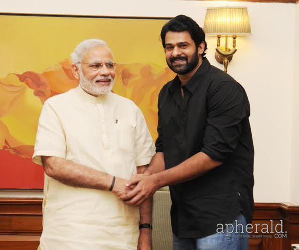 Prabhas Photos With Top Politicians
