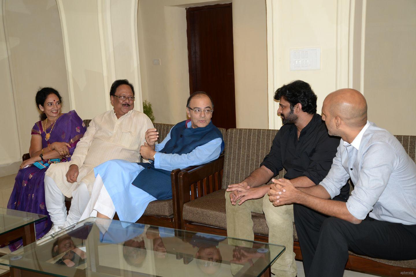 Prabhas Photos With Top Politicians