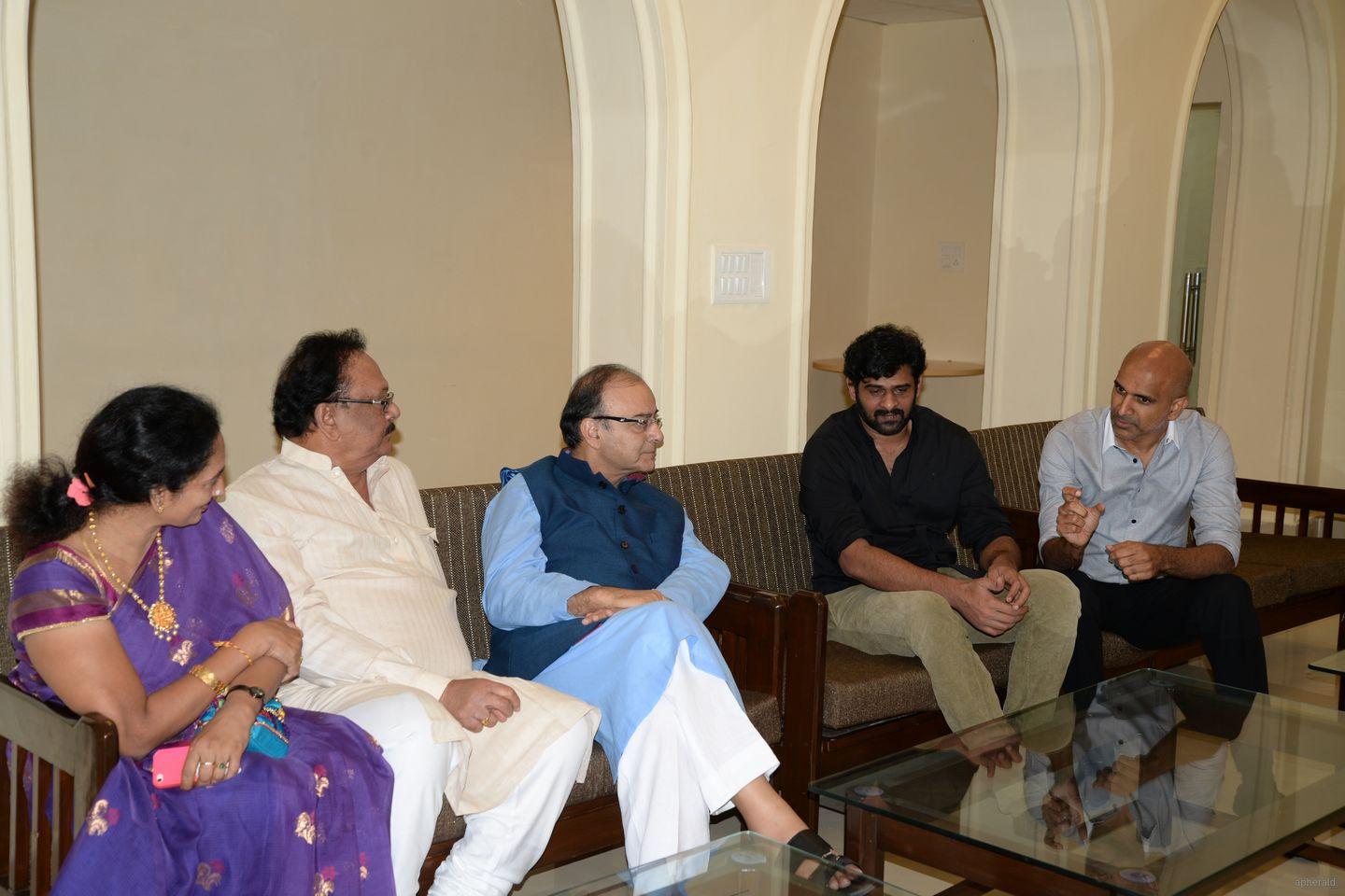 Prabhas Photos With Top Politicians