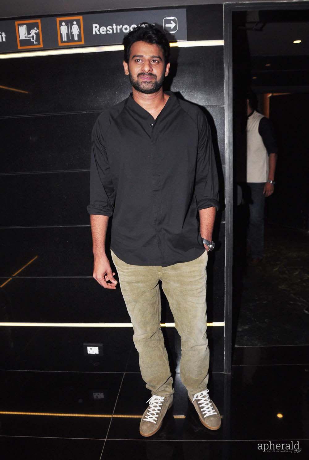 Prabhas Stills At Baahubali Trailer