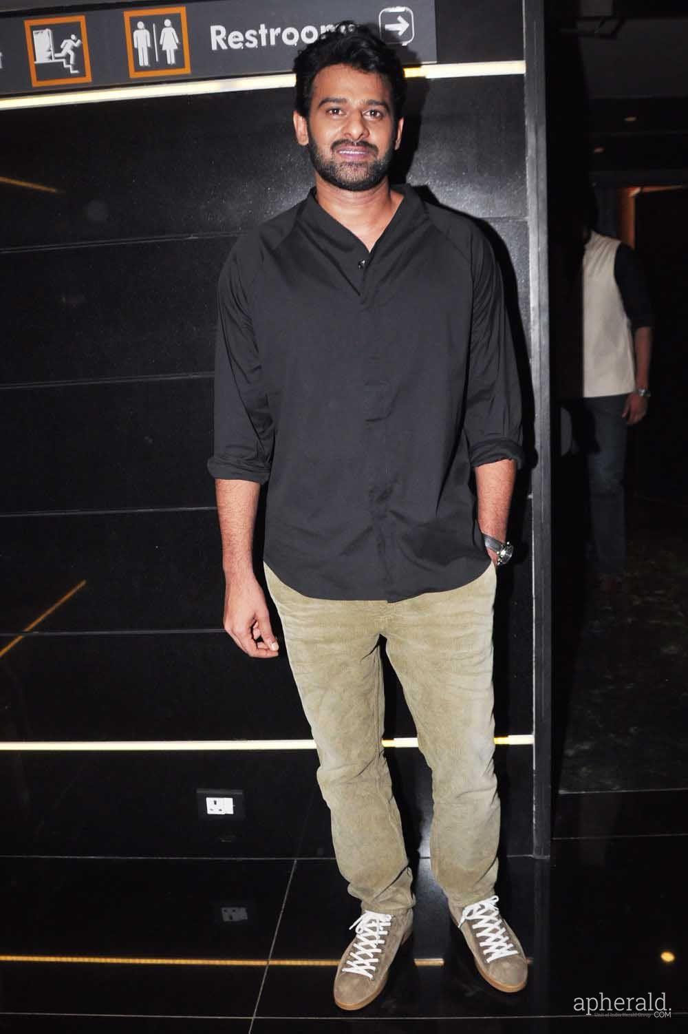 Prabhas Stills At Baahubali Trailer