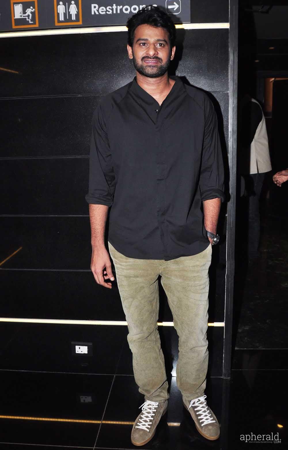 Prabhas Stills At Baahubali Trailer