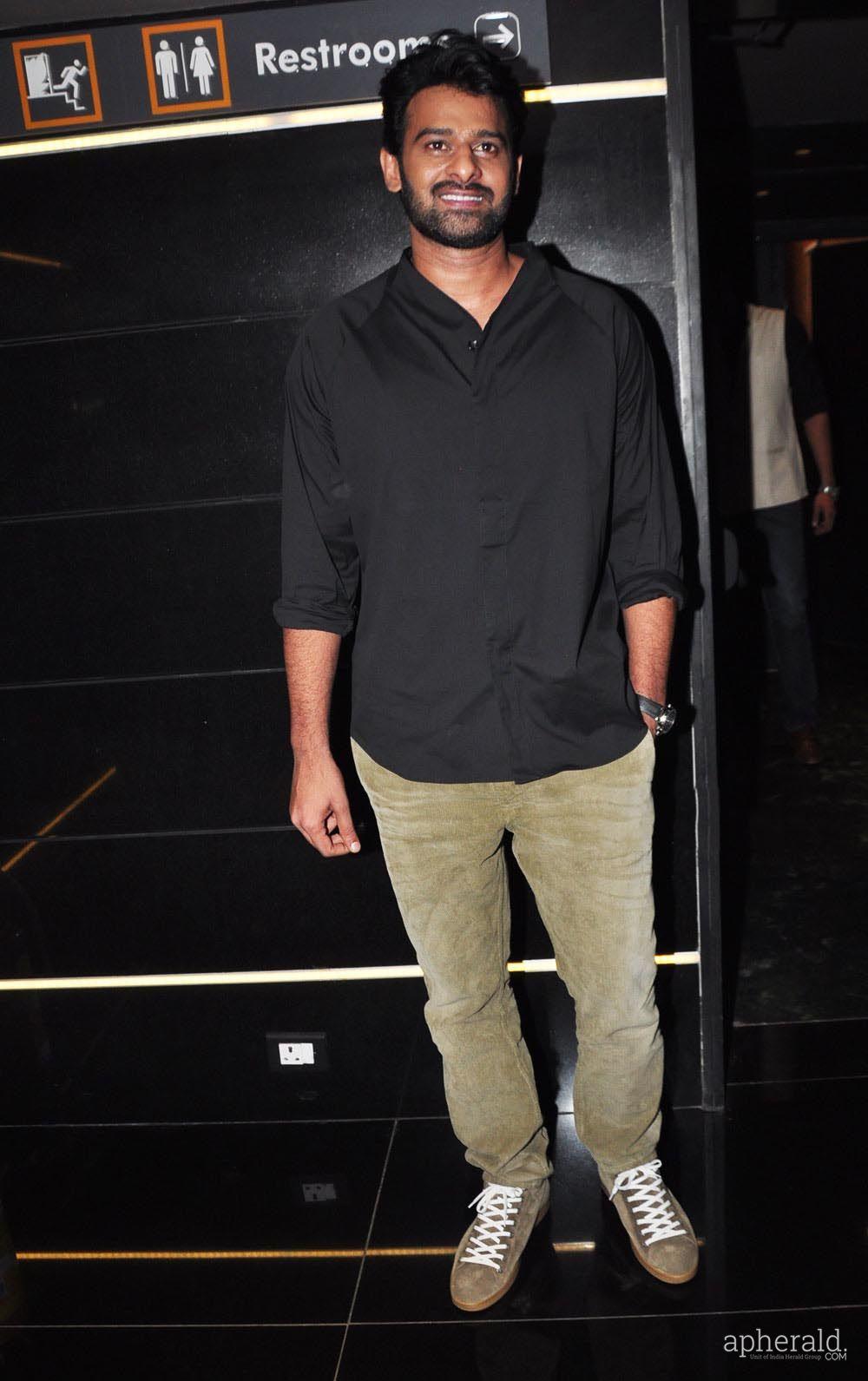 Prabhas Stills At Baahubali Trailer