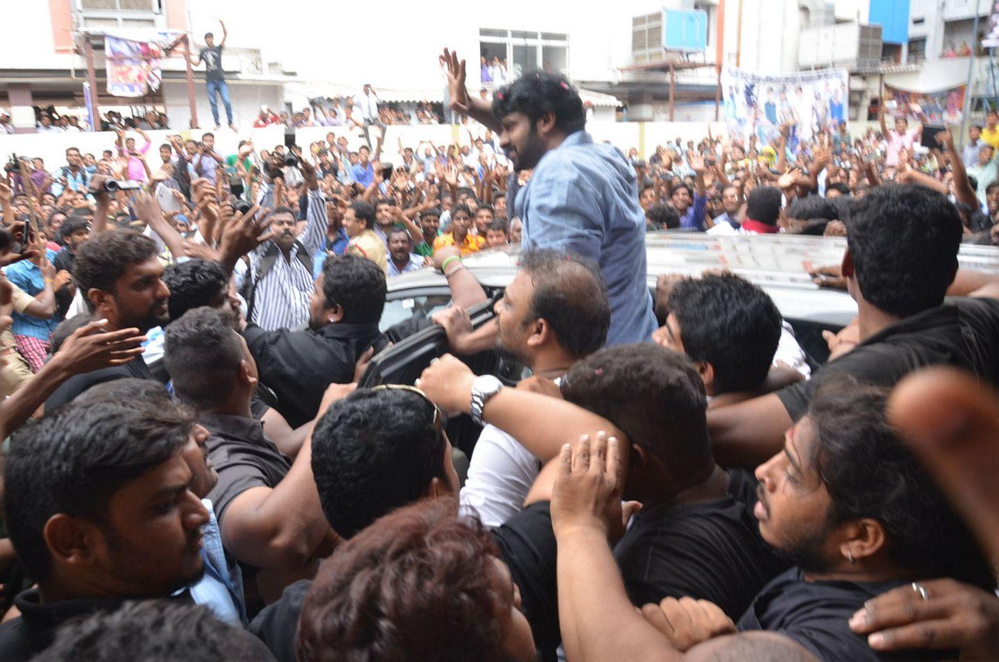 Prabhas watches Baahubali at Sudarshan