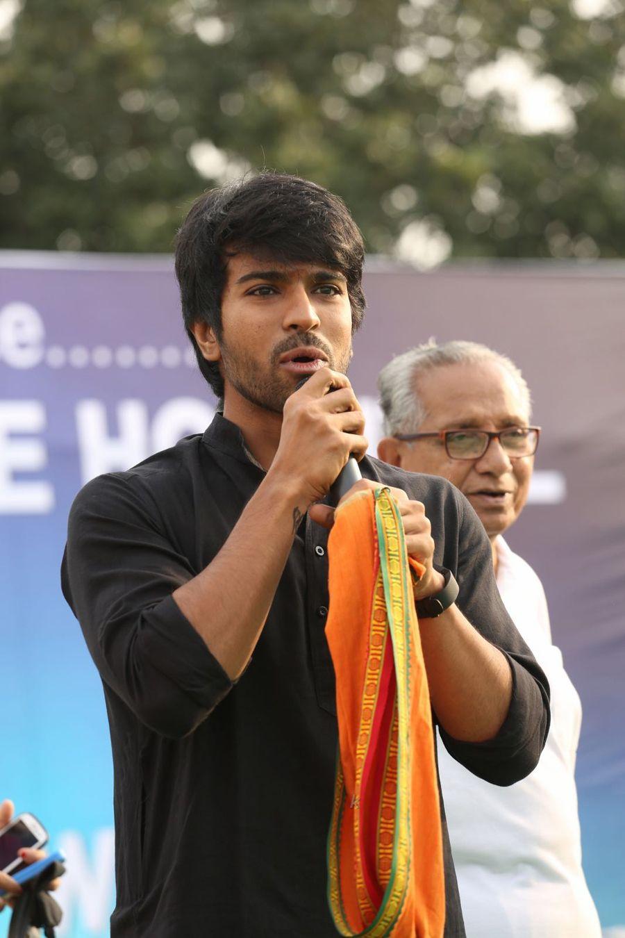 Ram Charan Latest Stills at World Sight Day Walk