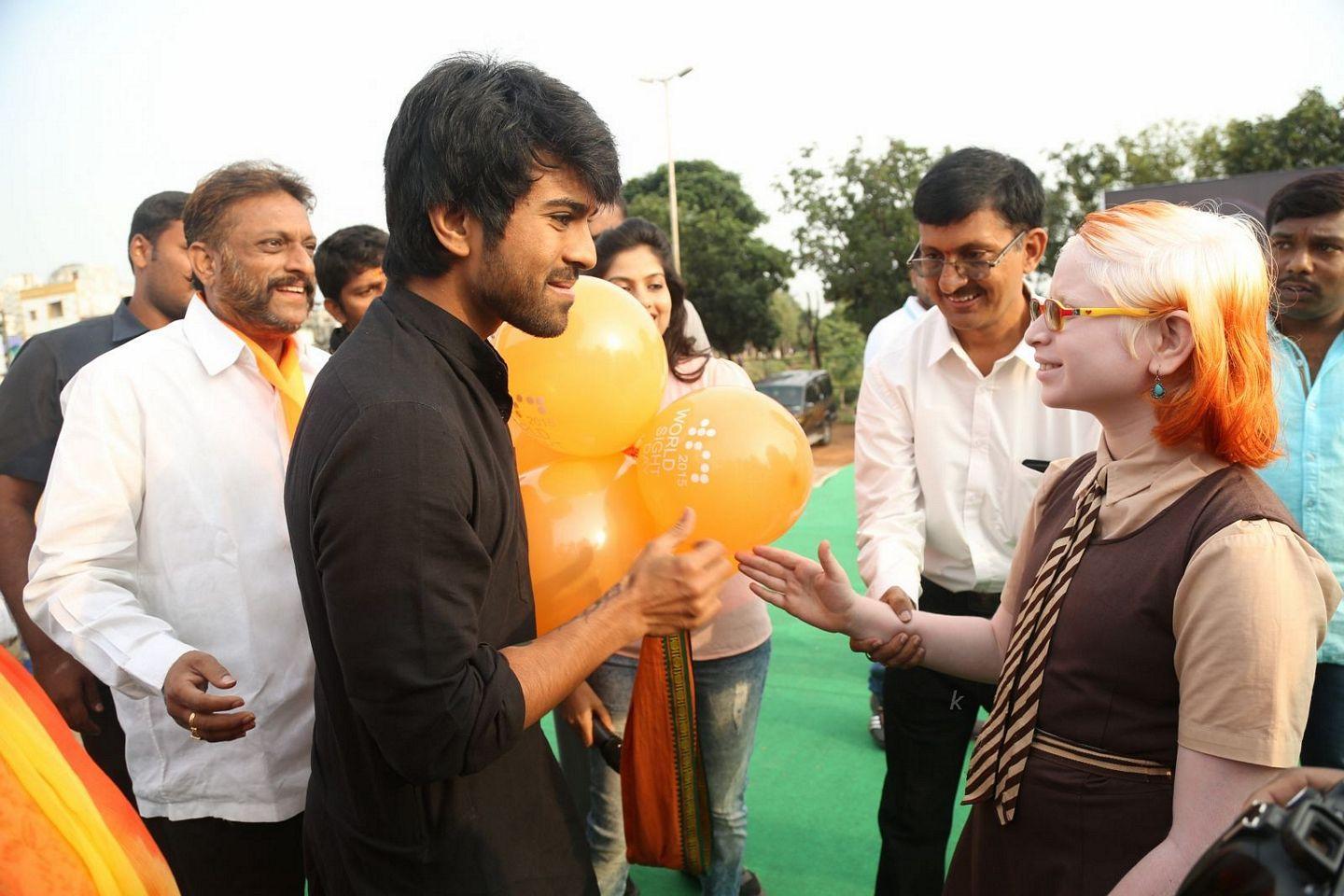 Ram Charan Latest Stills at World Sight Day Walk