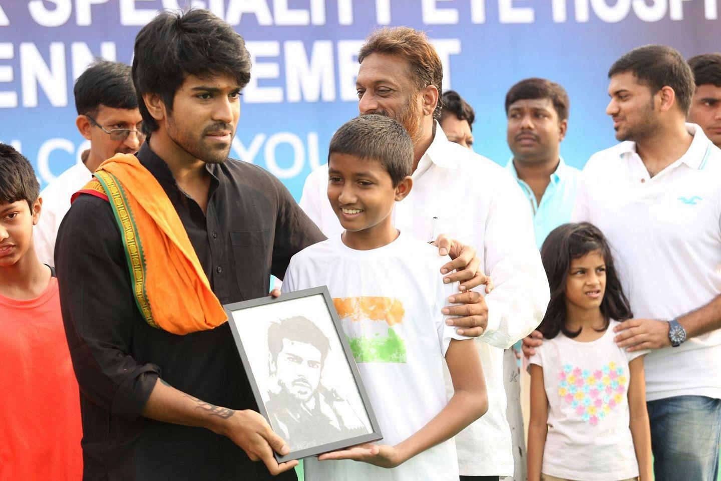 Ram Charan Latest Stills at World Sight Day Walk