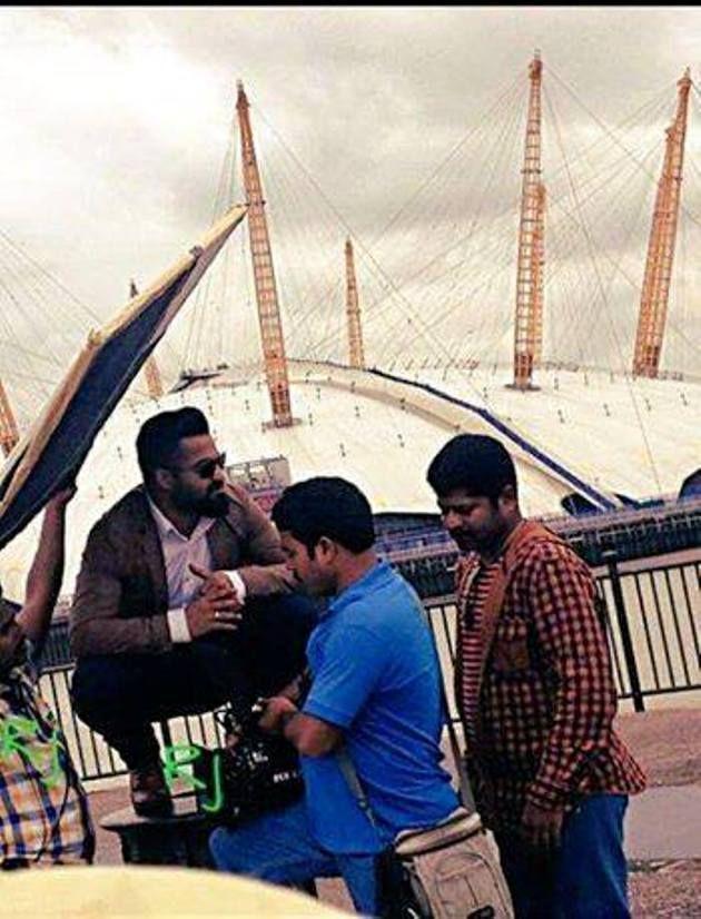 Rare photos of Jr NTR nannaku prematho shooting spot