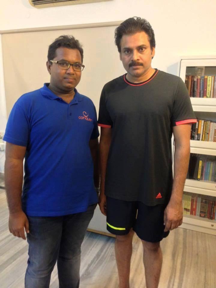 Recent Images of Pawan Kalyan at his office
