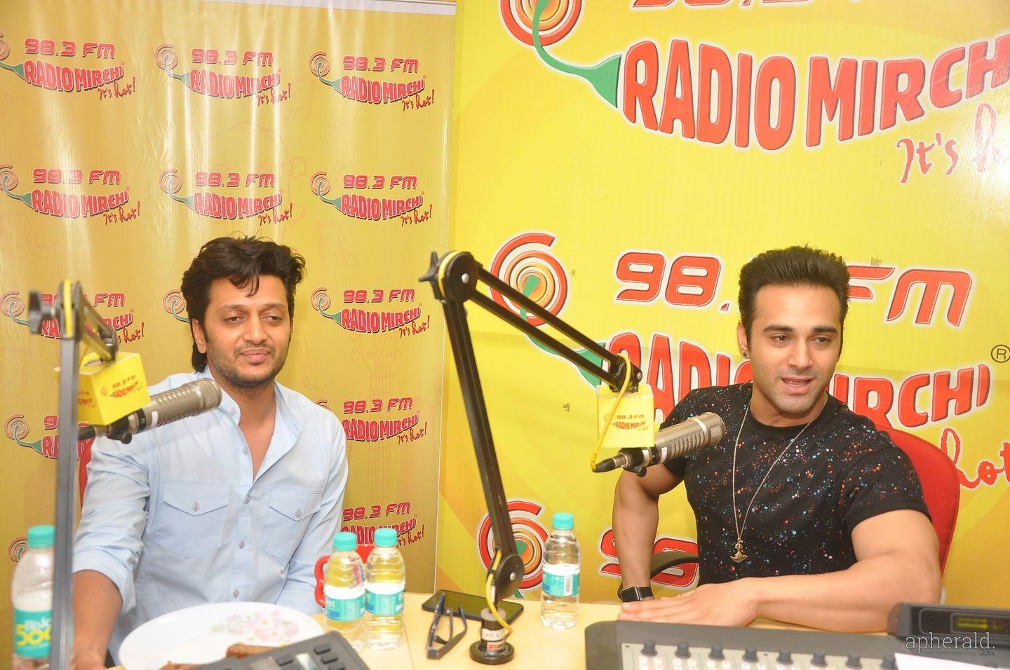 Ritesh Deshmukh and Pulkit Samrat At  Radio Mirchi