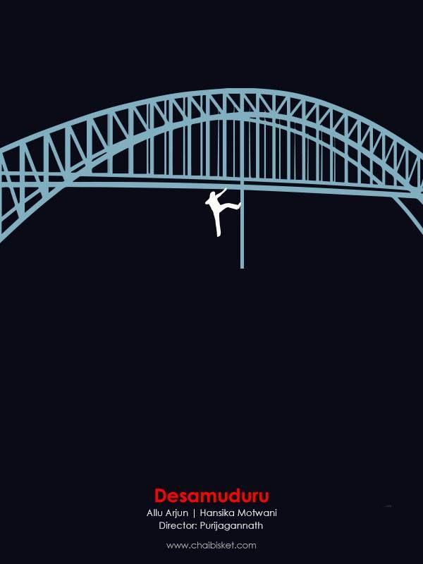 StlishStar AlluArjun Movies Minimal Posters