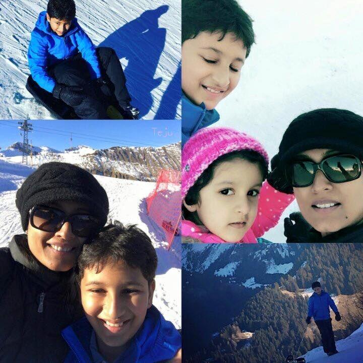 Exclusive Gallery of Superstar Mahesh Babu Snow Holiday With Family