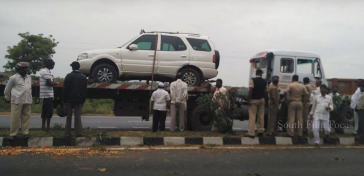 Unseened Bala Krishna Car Accident Photos