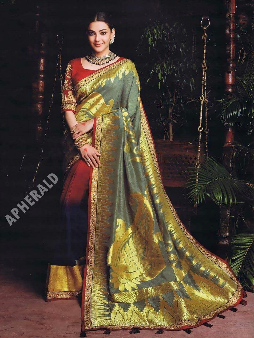 20 PHOTOS: Kajal Agarwal's looking like an eternal beauty in this traditional attire