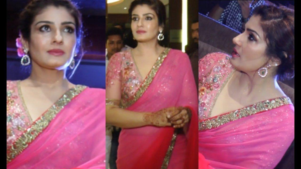 30+ Raveena Tandon Looks Elegantly H0T In A Saree & Latest Photos