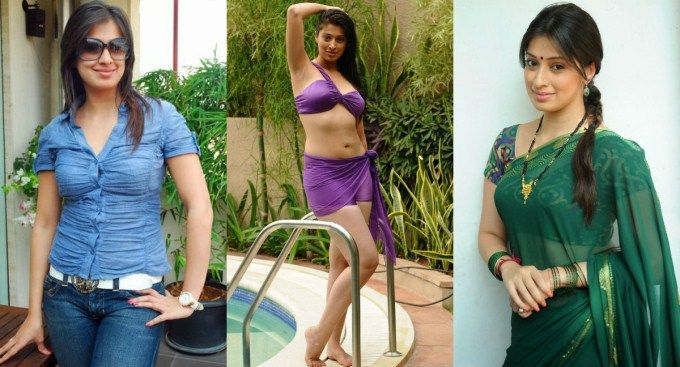 30 South Indian Actress expose in Jeans and Saree and Bikini