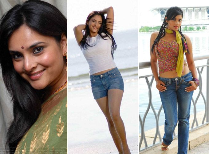 30 South Indian Actress expose in Jeans and Saree and Bikini