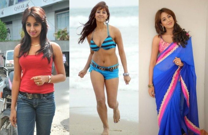 30 South Indian Actress expose in Jeans and Saree and Bikini