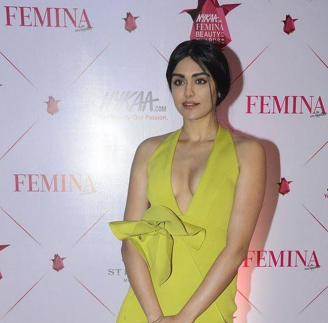 Actress Adah Sharma Hot Stills at Femina Beauty Awards 2017