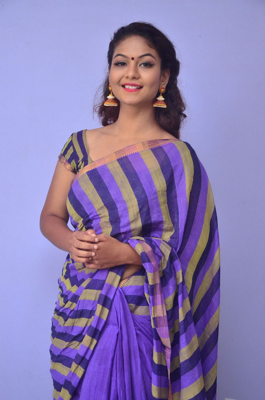 Actress Aditi Myakal Saree Stills