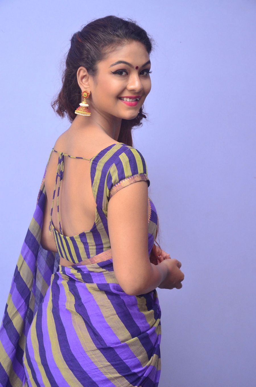 Actress Aditi Myakal Saree Stills