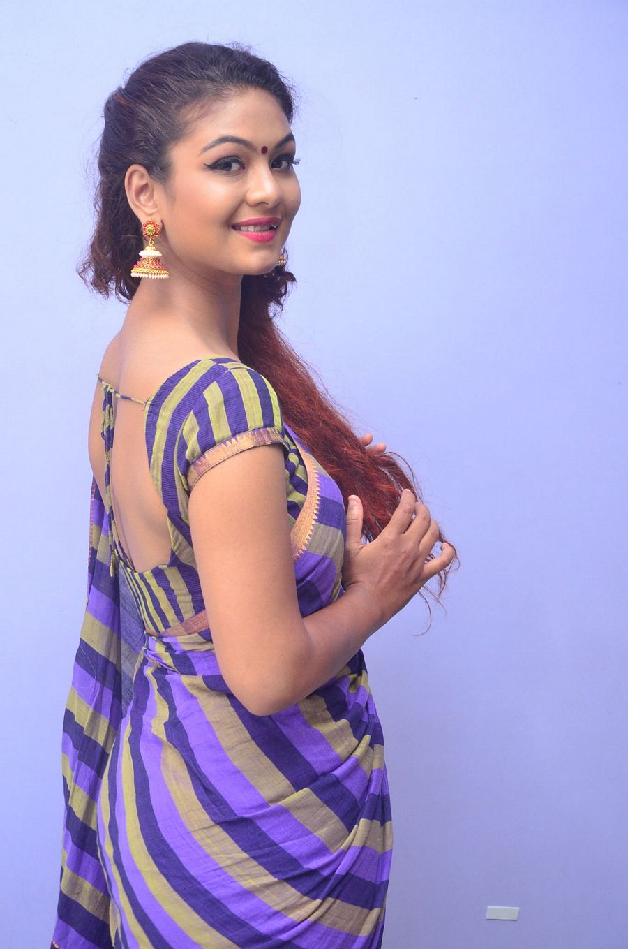 Actress Aditi Myakal Saree Stills