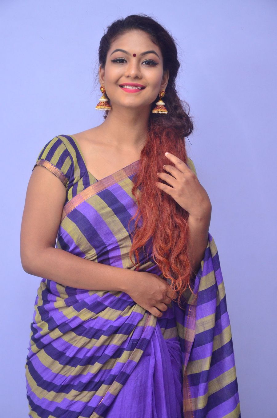 Actress Aditi Myakal Saree Stills