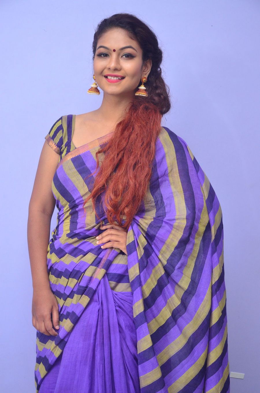 Actress Aditi Myakal Saree Stills