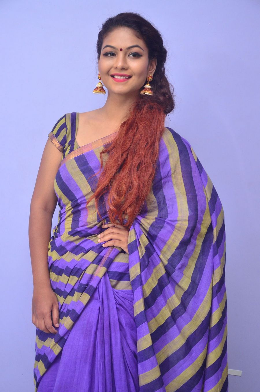 Actress Aditi Myakal Saree Stills
