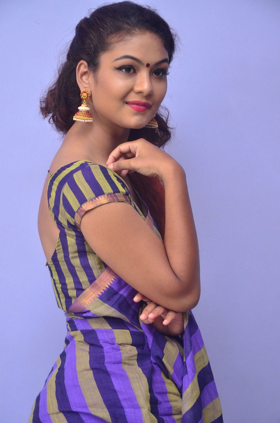 Actress Aditi Myakal Saree Stills