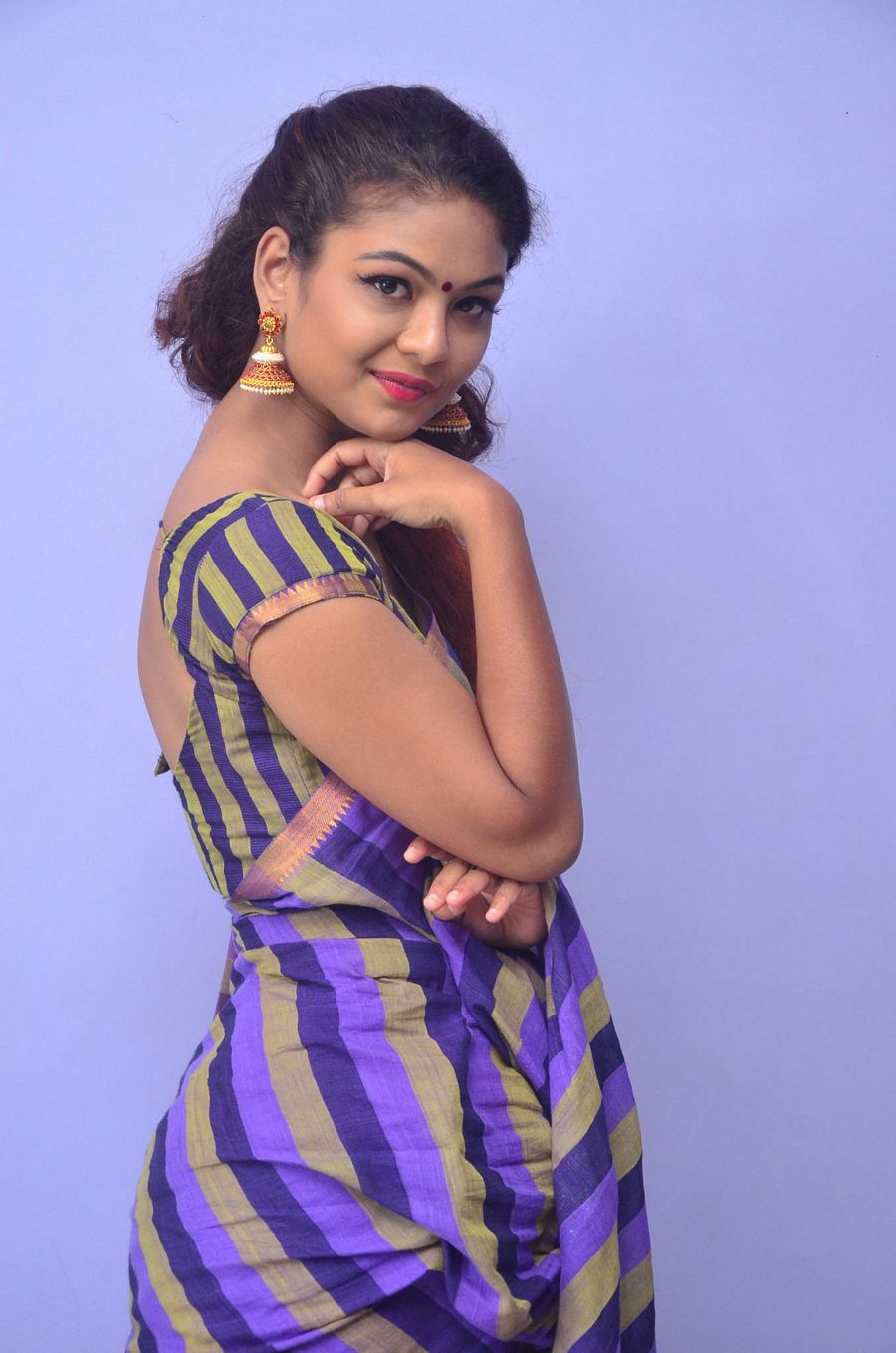 Actress Aditi Myakal Saree Stills
