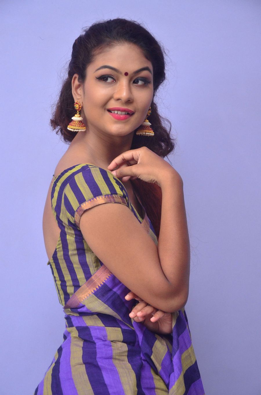 Actress Aditi Myakal Saree Stills